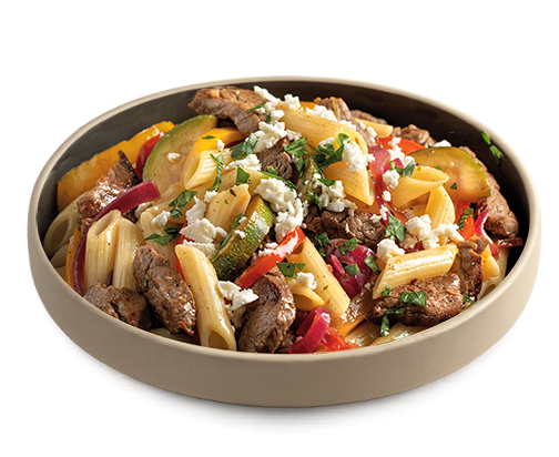 Greek‑Style Lamb Penne