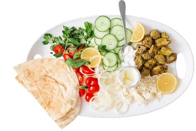 Greek Style Lamb Pitas