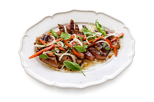 ASIAN-STYLE LAMB LEG STEAKS